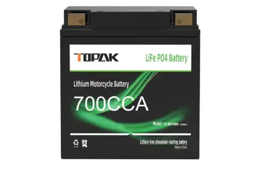 Motorcycle Starter Battery 700CCA: Performance Under Load